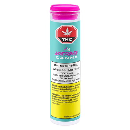 Northern Canna 2.5 g Frost Monster PR 5 x 0.5 g Pre-Rolls