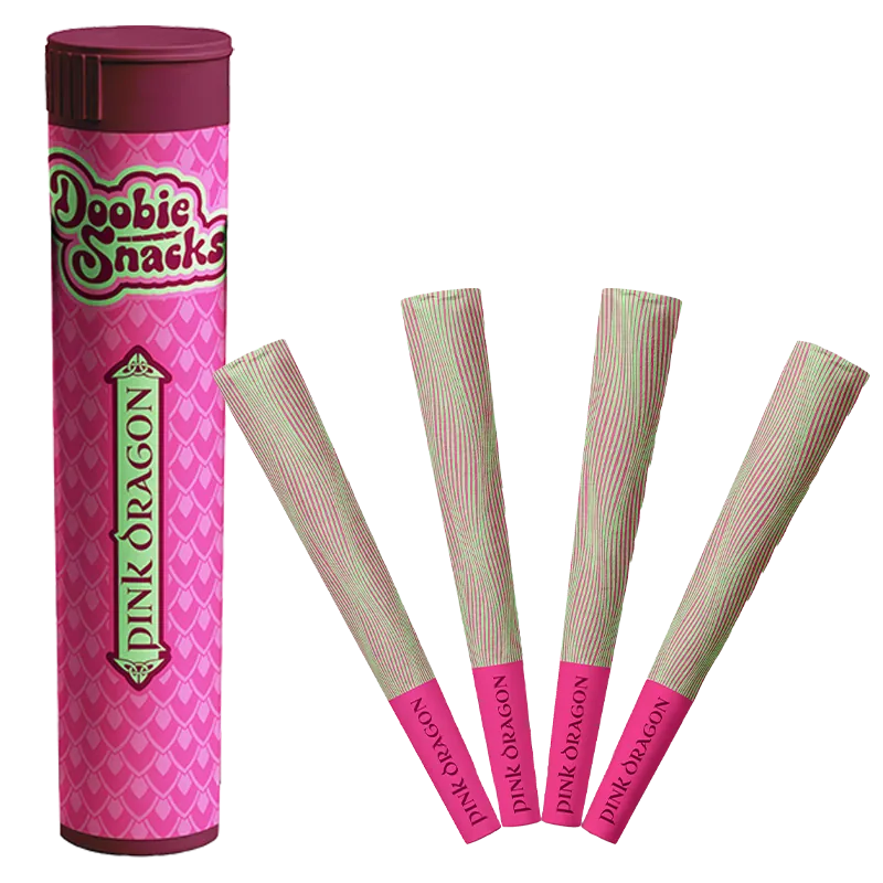 Doobie Snacks 2 g Pink Dragon PR 4 x 0.5 g Pre-Rolls