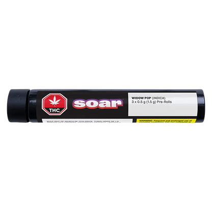 Soar 1.5 g Widow Pop PR 3 x 0.5 g Pre-Rolls