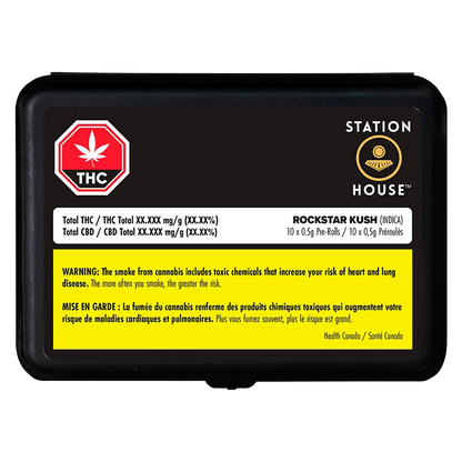 Station House 5 g Rockstar Kush PR 10 x 0.5 g Pre-Rolls