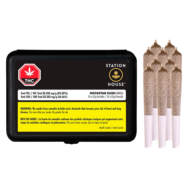 Station House 5 g Rockstar Kush PR 10 x 0.5 g Pre-Rolls