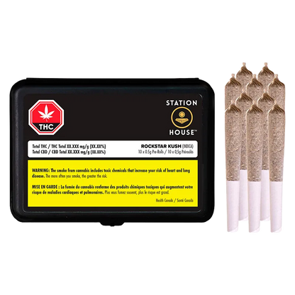 Station House 5 g Rockstar Kush PR 10 x 0.5 g Pre-Rolls