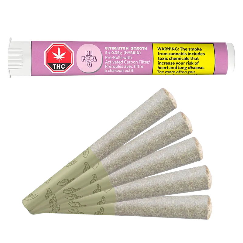 hifeelu 1.75 g Ultra Lite N' Smooth PR 5 x 0.35 g Pre-Rolls