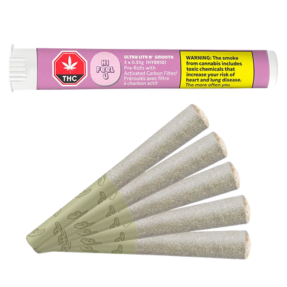 hifeelu 1.75 g Ultra Lite N' Smooth PR 5 x 0.35 g Pre-Rolls
