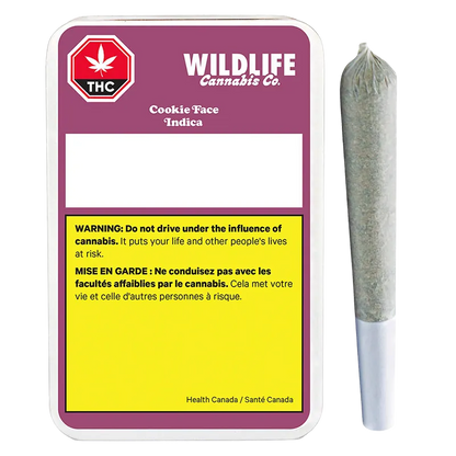 Wildlife 3.5 g Cookie Face PR 10 x 0.35 g Pre-Rolls