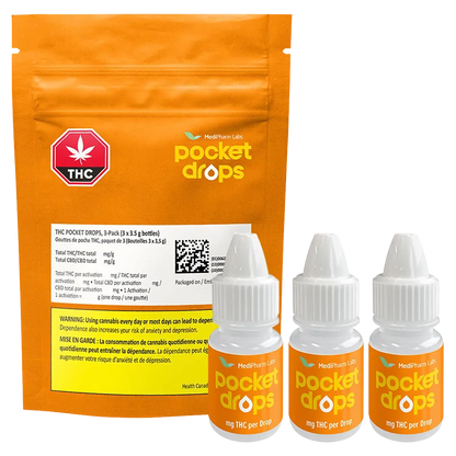 MediPharm Labs 10.5 g THC Pocket Drops 300 Oils & Caps