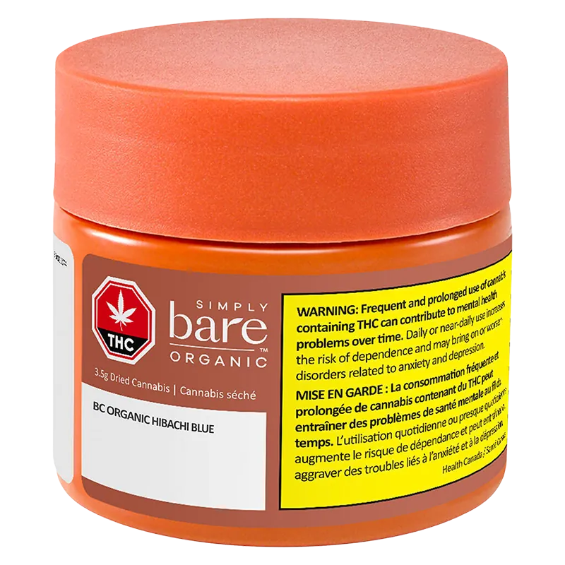 Simply Bare Organic 3.5 g Bc Organic Hibachi Blue Flower