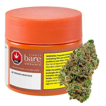 Simply Bare Organic 3.5 g Bc Organic Hibachi Blue Flower