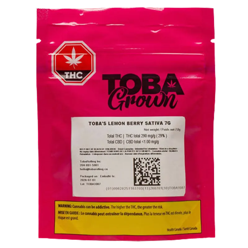 Tobagrown 7 g Tobas Lemon Berry Flower