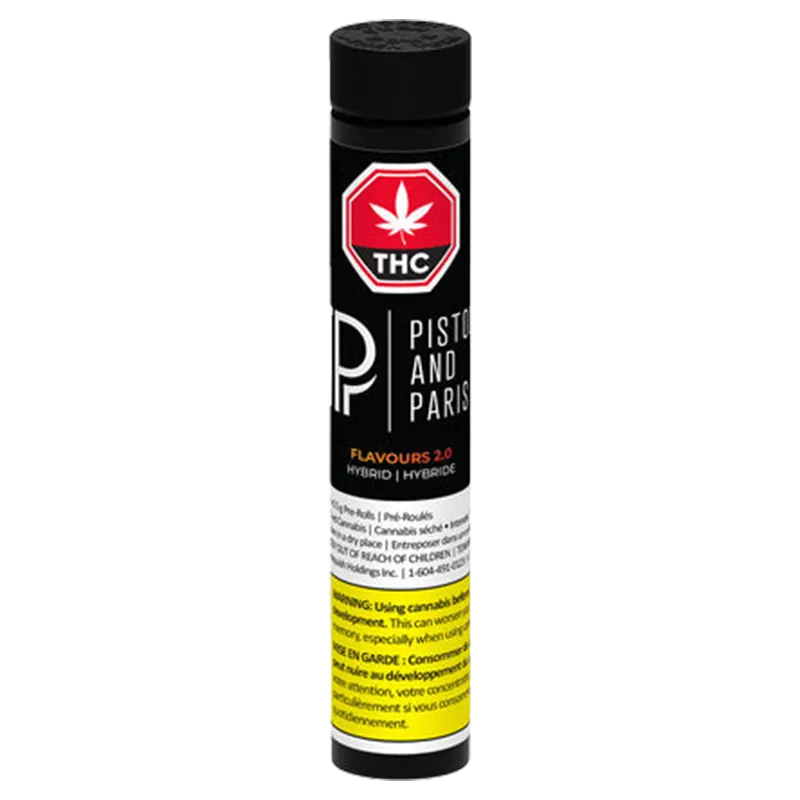 Pistol And Paris 1.5 g Flavours 2.0 Variety Pack PR 3 x 0.5 g Pre-Rolls