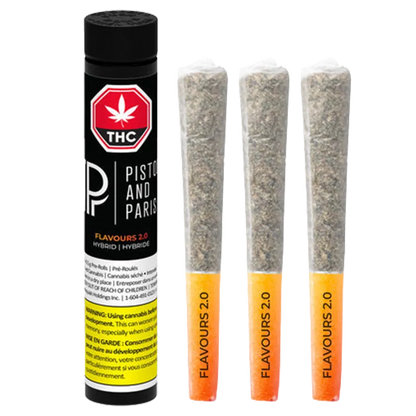 Pistol And Paris 1.5 g Flavours 2.0 Variety Pack PR 3 x 0.5 g Pre-Rolls