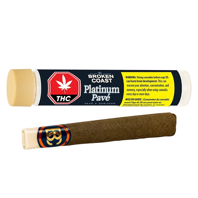 Broken Coast 2 g Platinum Pavé Blunt Pre-Rolls