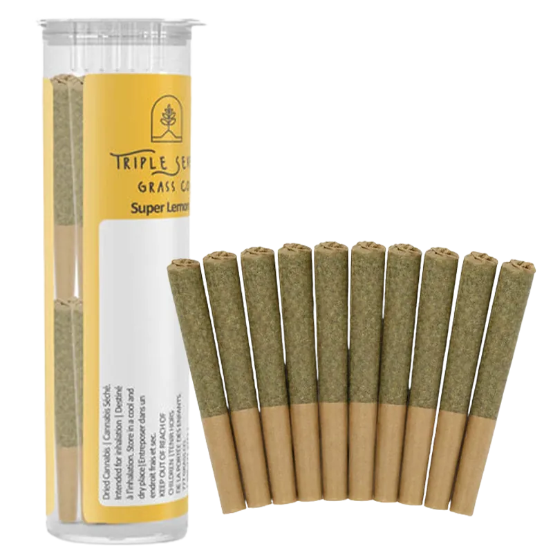 Triple Seven Grass Co. 3.5 g Super Lemon PR 10 x 0.35 g Pre-Rolls