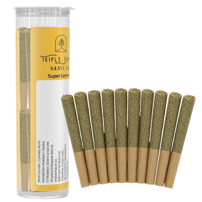 Triple Seven Grass Co. 3.5 g Super Lemon PR 10 x 0.35 g Pre-Rolls