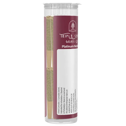 Triple Seven Grass Co. 3.5 g Platinum Berries PR 10 x 0.35 g Pre-Rolls
