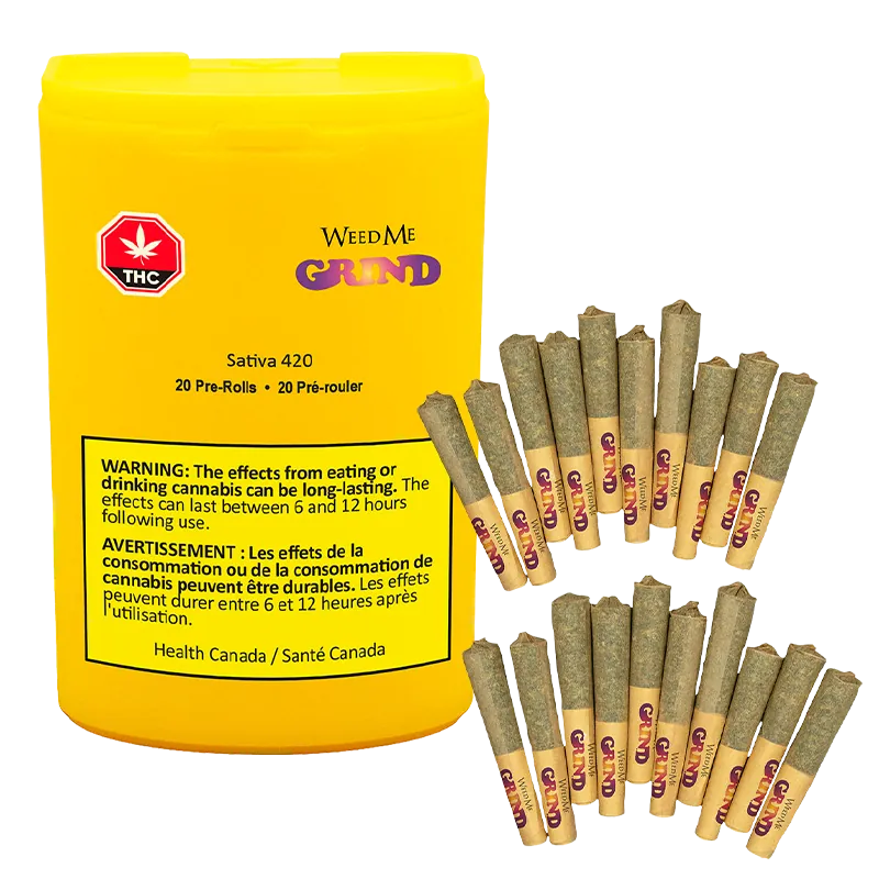 Weed Me Grind 7 g Sativa 420 PR 20 x 0.35 g Pre-Rolls