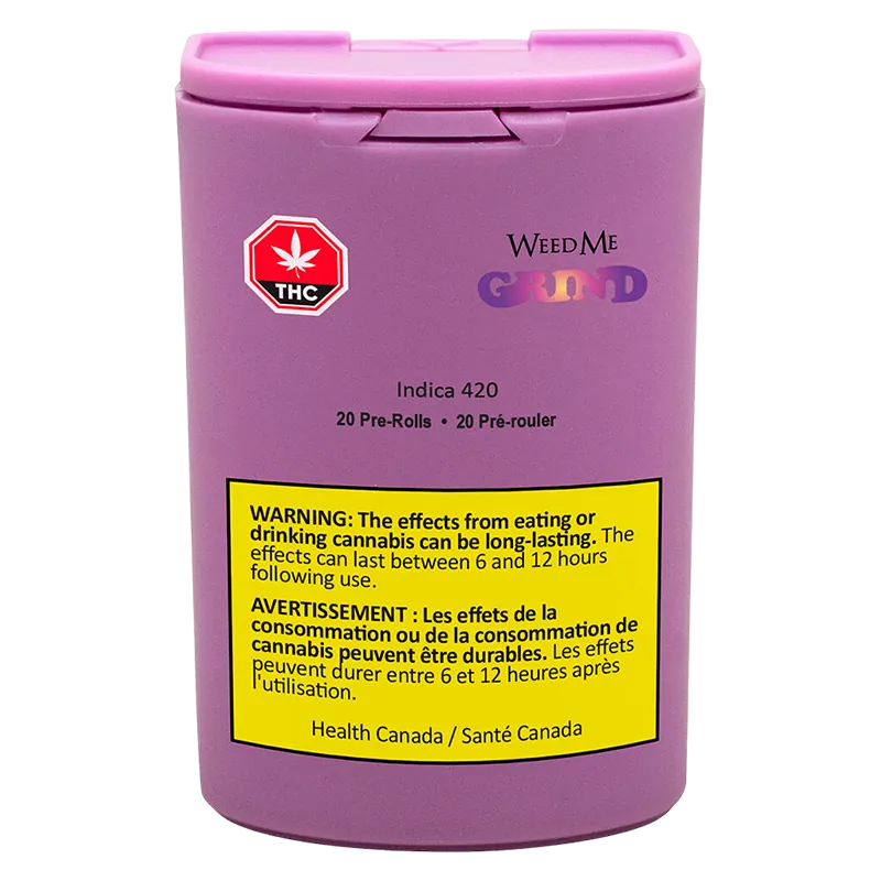 Weed Me Grind 7 g Indica 420 PR 20 x 0.35 g Pre-Rolls