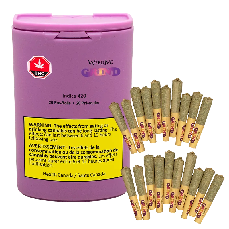 Weed Me Grind 7 g Indica 420 PR 20 x 0.35 g Pre-Rolls
