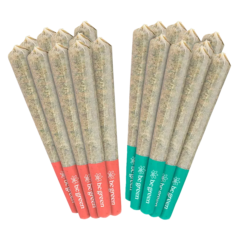 BC Green 10 g 10+10 Craft Sativa Variety Pack PR 20 x 0.5 g Pre-Rolls