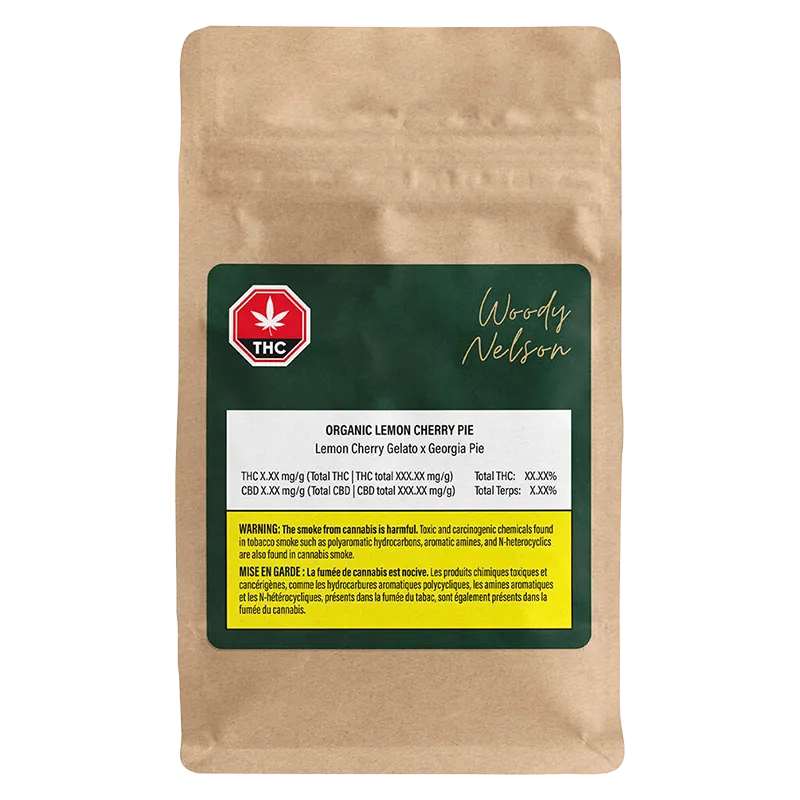 Woody Nelson 3.5 g Organic Lemon Cherry Pie Craft Flower