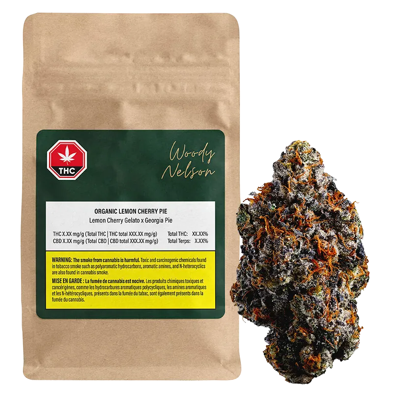 Woody Nelson 3.5 g Organic Lemon Cherry Pie Craft Flower