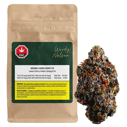 Woody Nelson 3.5 g Organic Lemon Cherry Pie Craft Flower