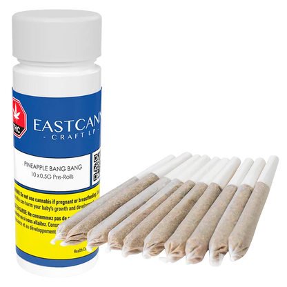 Eastcann 5 g Pineapple Bang Bang PR 10 x 0.5 g Pre-Rolls