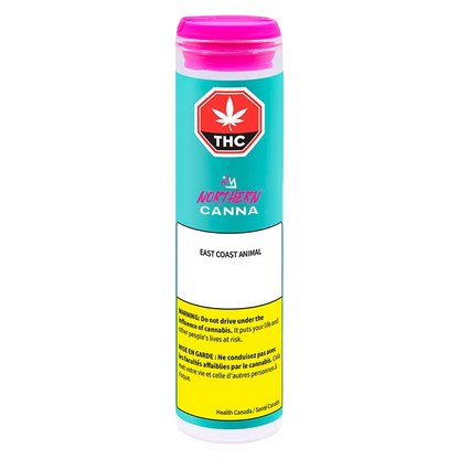 Northern Canna 2.5 g East Coast Animal PR 5 x 0.5 g Pre-Rolls