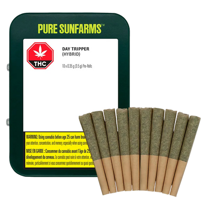 Pure Sunfarms 3.5 g Day Tripper PR 10 x 0.35 g Pre-Rolls