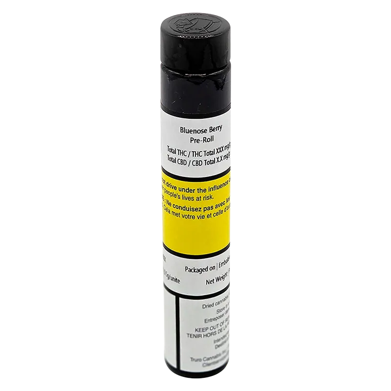 Truro Cannabis 0.5 g Bluenose Berry PR 1 x 0.5 g Pre-Rolls