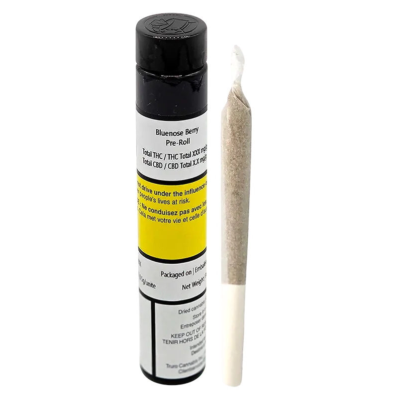 Truro Cannabis 0.5 g Bluenose Berry PR 1 x 0.5 g Pre-Rolls