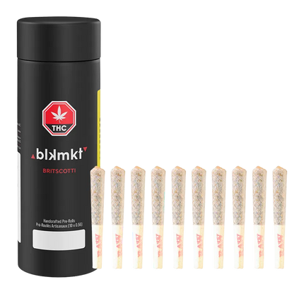 BLK MKT 5 g Britscotti PR 10 x 0.5 g Pre-Rolls