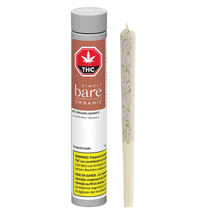 Simply Bare 1 g BC Organic Caviar-Z PR 1 x 1 g Pre-Rolls