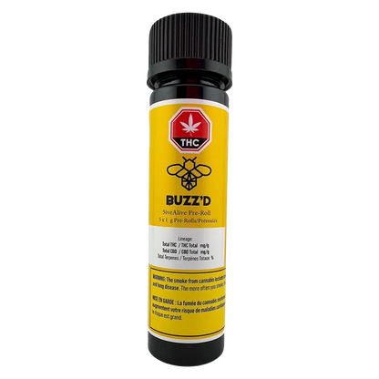 Buzz'd 5 g 5iveAlive PR 5 x 1 g Pre-Rolls