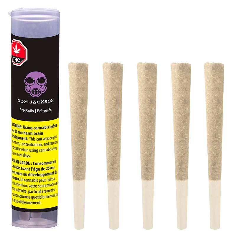 Dom Jackson 2.5 g Jackson 5 Variety Pack PR 5 x 0.5 g Pre-Rolls