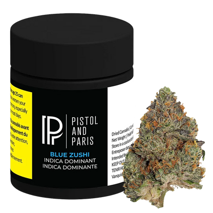 Pistol and Paris 3.5 g Blue Zushi Smalls Flower