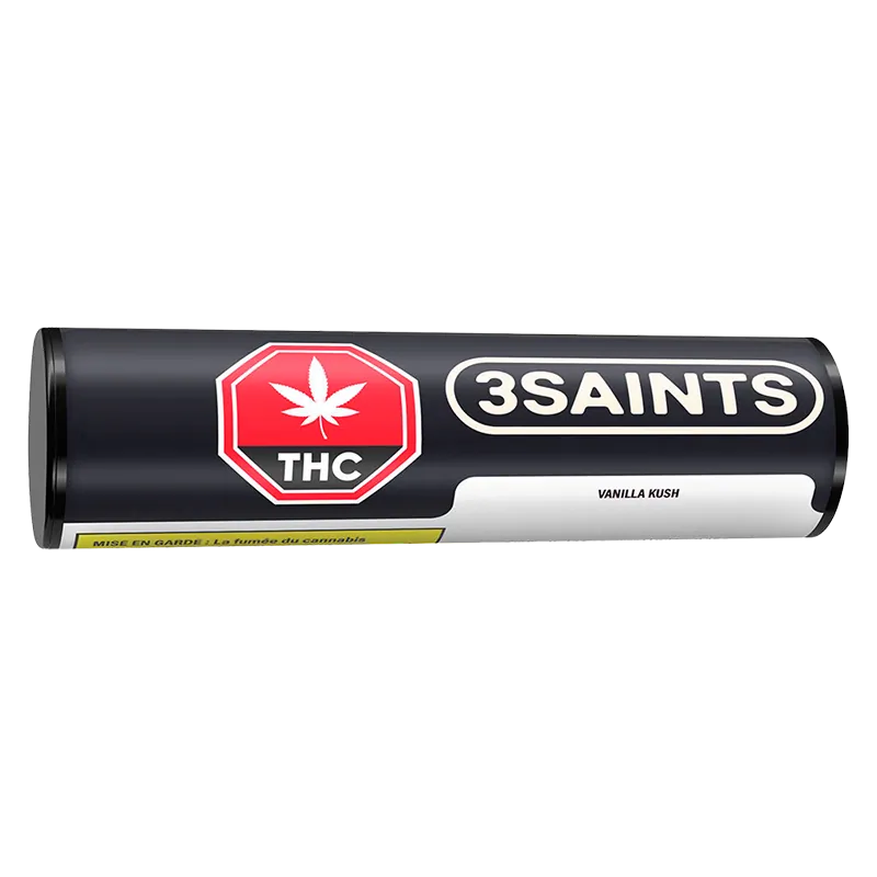 3Saints 2.5 g Vanilla Kush PR 5 x 0.5 g Pre-Rolls