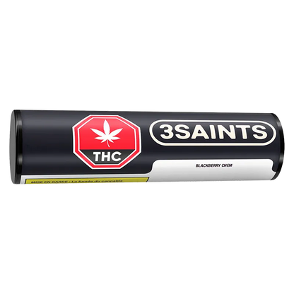 3Saints 2.5 g Blackberry Chem PR 5 x 0.5 g Pre-Rolls