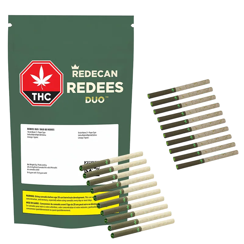 Redecan 8 g Redees Duo PR 20 x 0.4 g Pre-Rolls