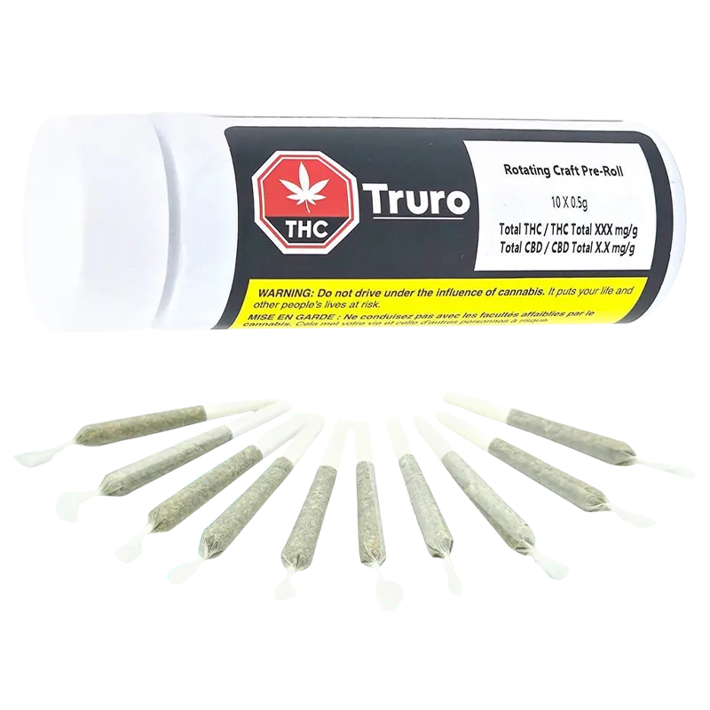 Truro 5 g Rotating Craft PR 10 x 0.5 g Pre-Rolls