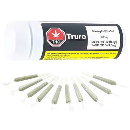 Truro 5 g Rotating Craft PR 10 x 0.5 g Pre-Rolls