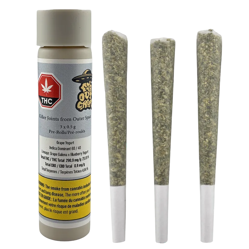 Far Out Crops 1.5 g Killer Joints from Outer Space PR 3 x 0.5 g Pre-Rolls