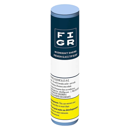FIGR 1 g Midnight Sherb Glass Tip Blunt PR 1 x 1 g Pre-Rolls