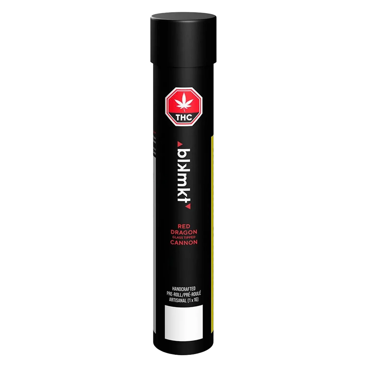 Blkmkt 1 g Red Dragon Glass Tip PR 1 x 1 g Pre-Rolls