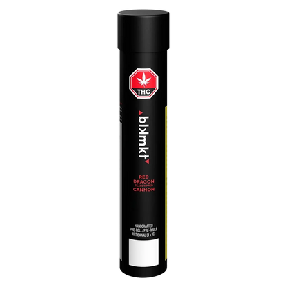 Blkmkt 1 g Red Dragon Glass Tip PR 1 x 1 g Pre-Rolls