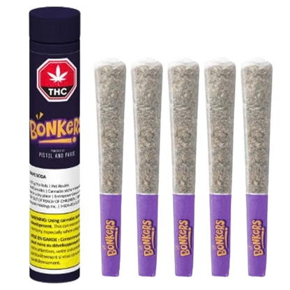 Bonkers 2.5 g Grape Soda PR 5 x 0.5 g Pre-Rolls