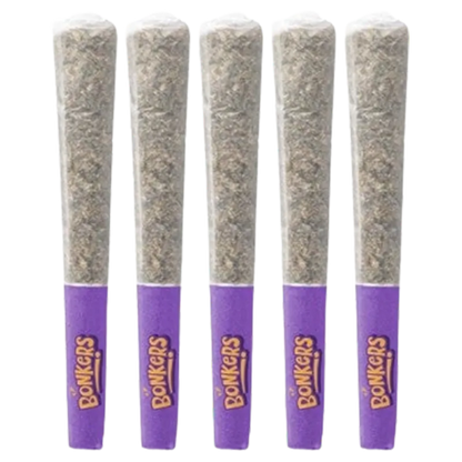 Bonkers 2.5 g Grape Soda PR 5 x 0.5 g Pre-Rolls