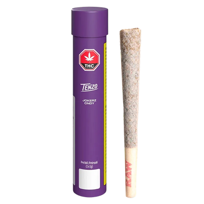 Tenzo 1 g Jokerz Cndy PR 1 x 1 g Pre-Rolls