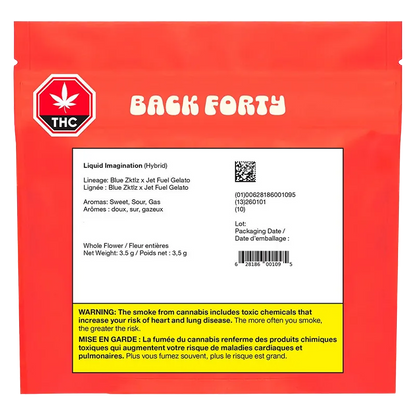Back Forty 3.5 g Liquid Imagination Flower
