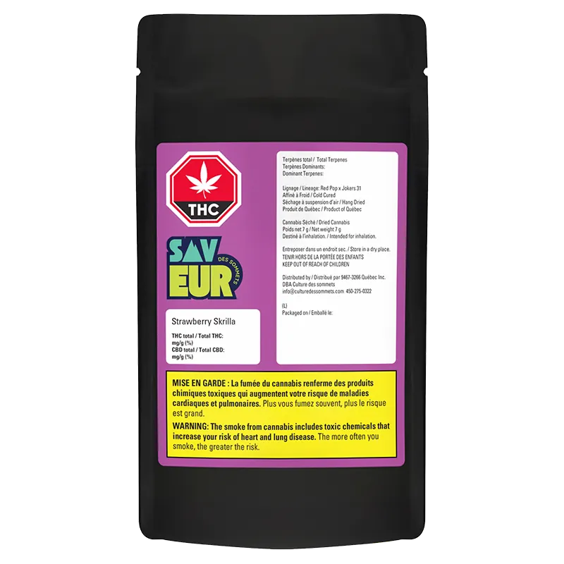 Saveur Des Sommets 7 g Strawberry Skrilla Flower